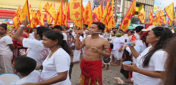 The Vegetarian Festival Parade